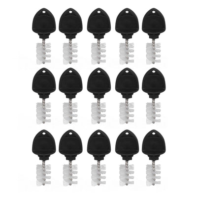 15Pcs Beer Tap Plug Brush 304 Stainless Steel ABS Beer Faucet Tap Cleaning Brush Plug For Kitchen Bar