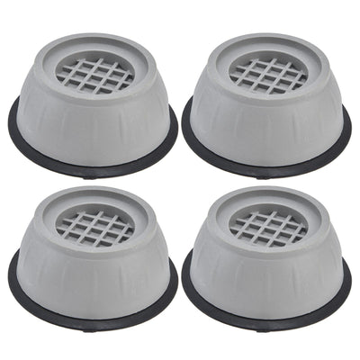 4pcs Washing Machine Pad Shockproof Noise Cancelling Prevent Slip Washer Foot Cushion for Refrigerator Dryer9cm Diameter