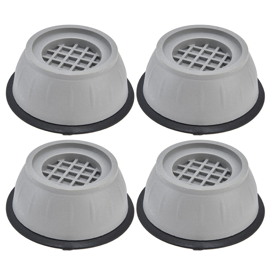 4pcs Washing Machine Pad Shockproof Noise Cancelling Prevent Slip Washer Foot Cushion for Refrigerator Dryer9cm Diameter