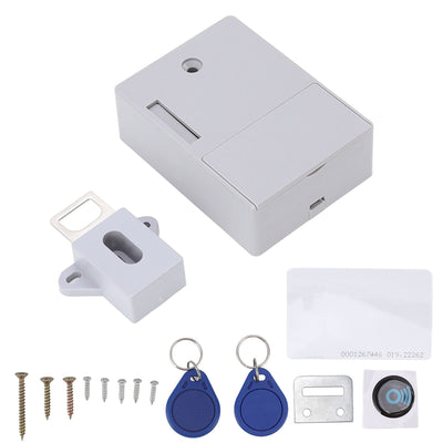 Electronic Cabinet Lock 2 Unlocking Modes High Security Cabinet Lock with Prompt Function for Lockers Drawer Filing Cabinets