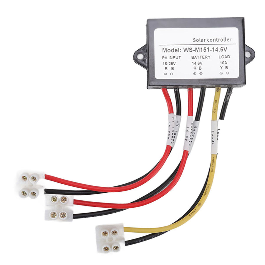 MPPT Solar Controller 150W 10A Photosensitive Night Load Output Solar Panel Controller for Street Lamp 14.6V