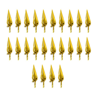 24Pcs Aluminum Foil Balloons Set Explosion Star Balloons for Wedding Celebration Holiday Party Arrangement Decoration