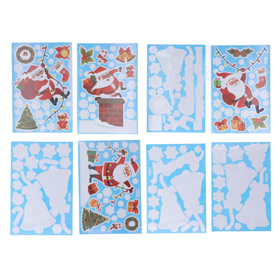 Christmas Stickers DIY Production Cute Appearance Fine Workmanship Christmas Window Clings