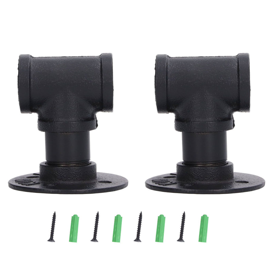 2Pack Wall Mounted Wine Bottle Rack Wine Hanging Holder Water Pipe Design with Mounting Screw for Storage