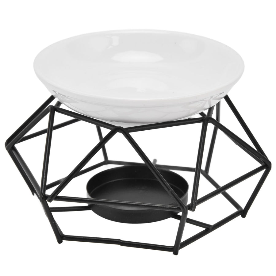 Essential Oil Burners Simple Stylish Design Beautiful Practical Easy to Clean Aromatherapy Metal Candle Holder for Home
