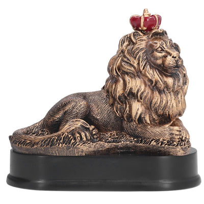 Lion Sculpture Decorative Lion Resin Statue for Home Decoration Farm Living Room Porch Christmas Ornament