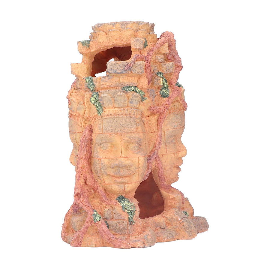 Reptile Shelter Resin Decorative Multipurpose Aquarium Buddha Ornament for Fish Tank Fountain