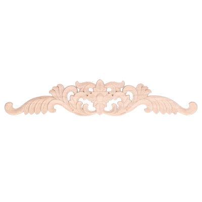 Wood Carved Applique Corner Frame Applique Eco Friendly Cabinet Furniture Decoration for Household
