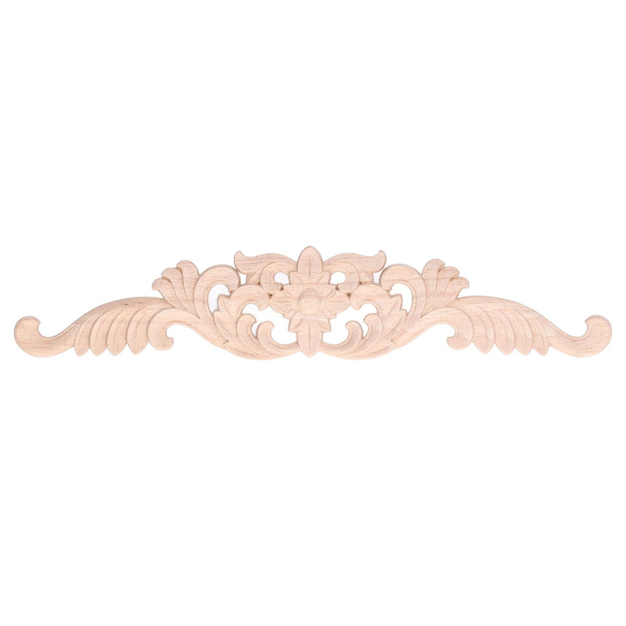 Wood Carved Applique Corner Frame Applique Eco Friendly Cabinet Furniture Decoration for Household