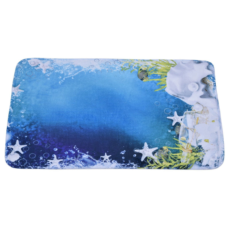 Household Bathroom Floor Carpet Static Electricity Prevention Anti Slip Flannel Mat40x120cm