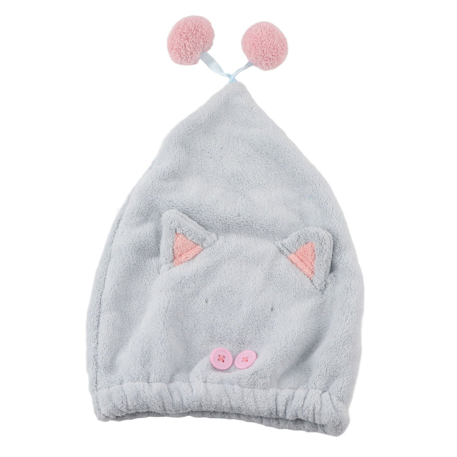 Hair Towel Wrap Fine Texture Soft Handle Dry Naturally Coral Fleece Hair Drying Towel