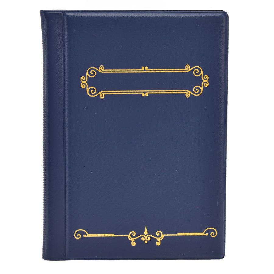 Coin Collection Book Large Capacity Anti Slip Design Good Water Resistance 120 Pockets Coin Holder for Collection UseBlue