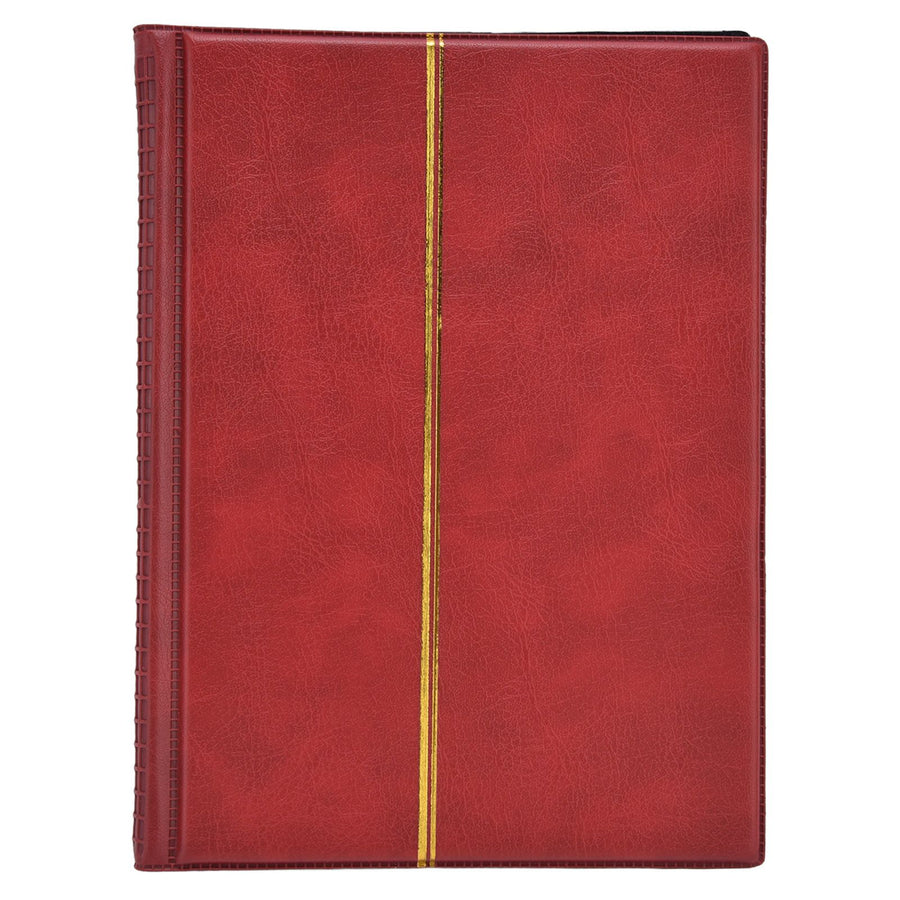 Coin Collection Book 250 Pocket Commemorative Coin Collecting Holder Storage Album Book for HomeRed