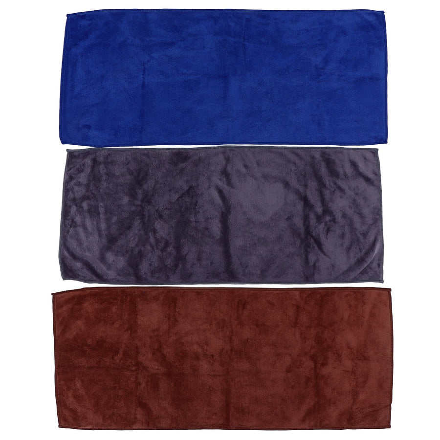 3Pcs Multifunctional Microfiber Car Towels Super Absorben Car Wash Drying Towels Double Sided Cleaning Cloth
