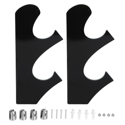 1 Pair/set Multi Layer Vintage Sword Holder Rack Break Resistance Acrylic Sword StandBlack