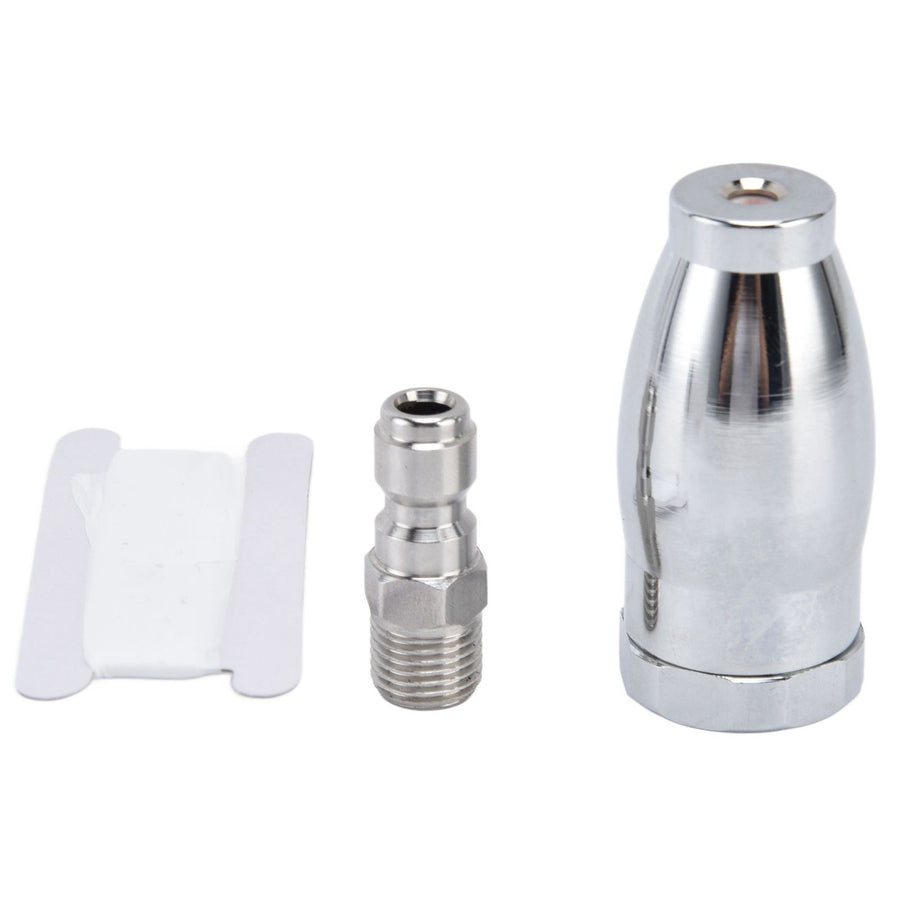 High Pressure Washer 3600PSI Rotating Turbo Nozzle with 1/4in Quick Connect Plug Stainless Steel Rotating Nozzle