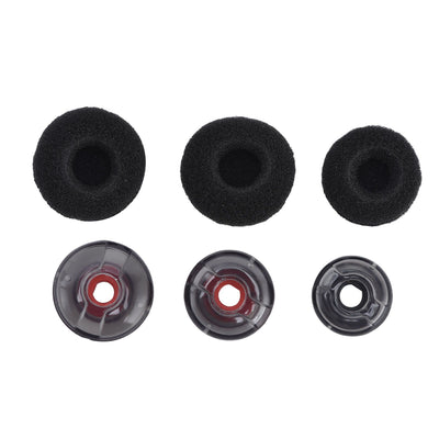 Ear Bud Tip Headset Silicone Earbud Replacement Black Earphone Accessory for Plantronics V5200