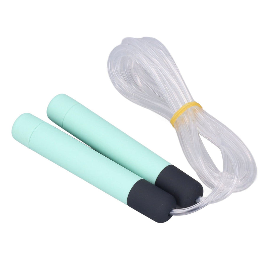 Glowing Skipping Rope LED Light Up Jumping Rope for Exercise Training Weight Loss FitnessGreen