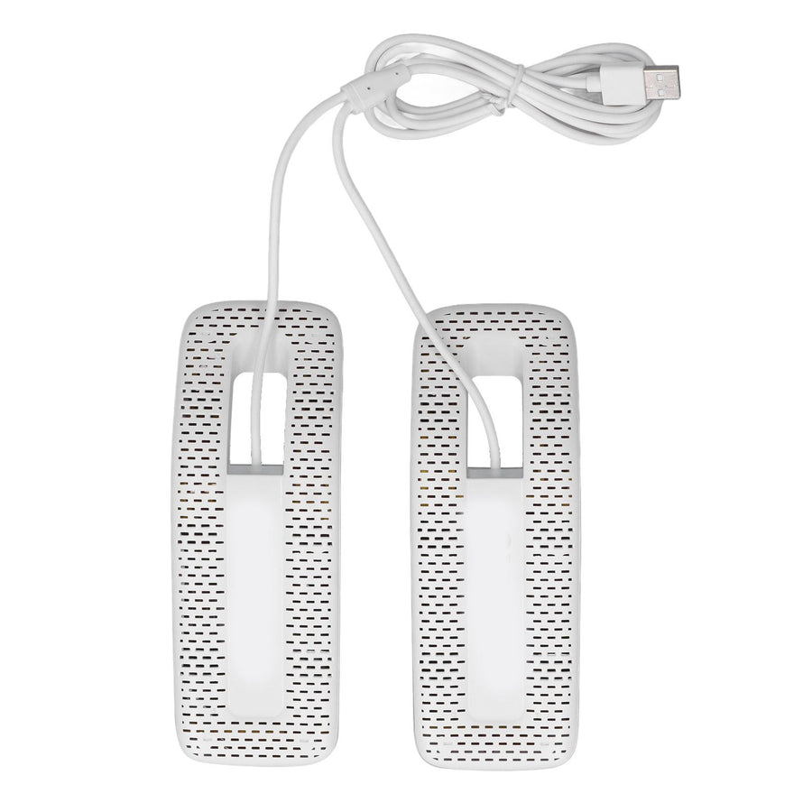 Shoe Deodorizer Dryer Portable USB Electric Shoes Dryer for Gloves Socks Jewelry Box White