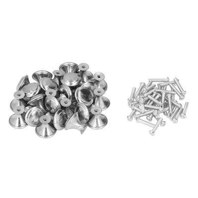 40Pcs Round Cabinet Knobs Replaceable Rustproof Stylish Furniture Knobs for Kitchen Cabinets Furniture DoorsS