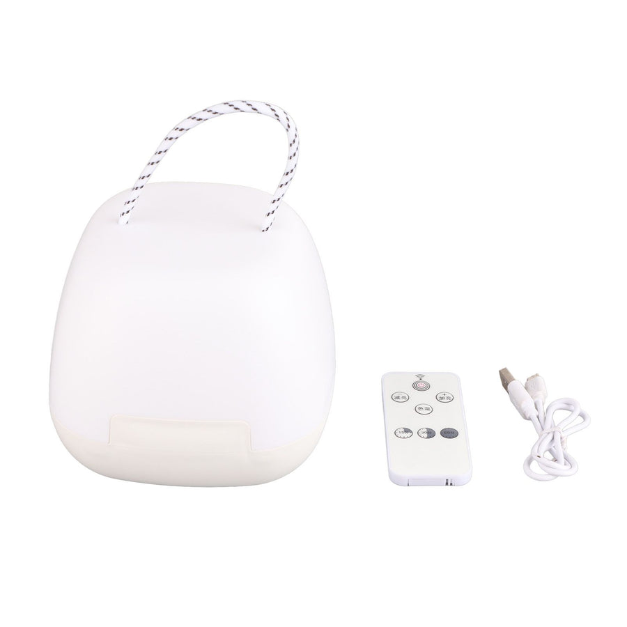 LED Night Light Rechargeable Children's Bedroom Bedside Desk Lamp Household Supplies 4w Remote Control 3 Color Without Clock