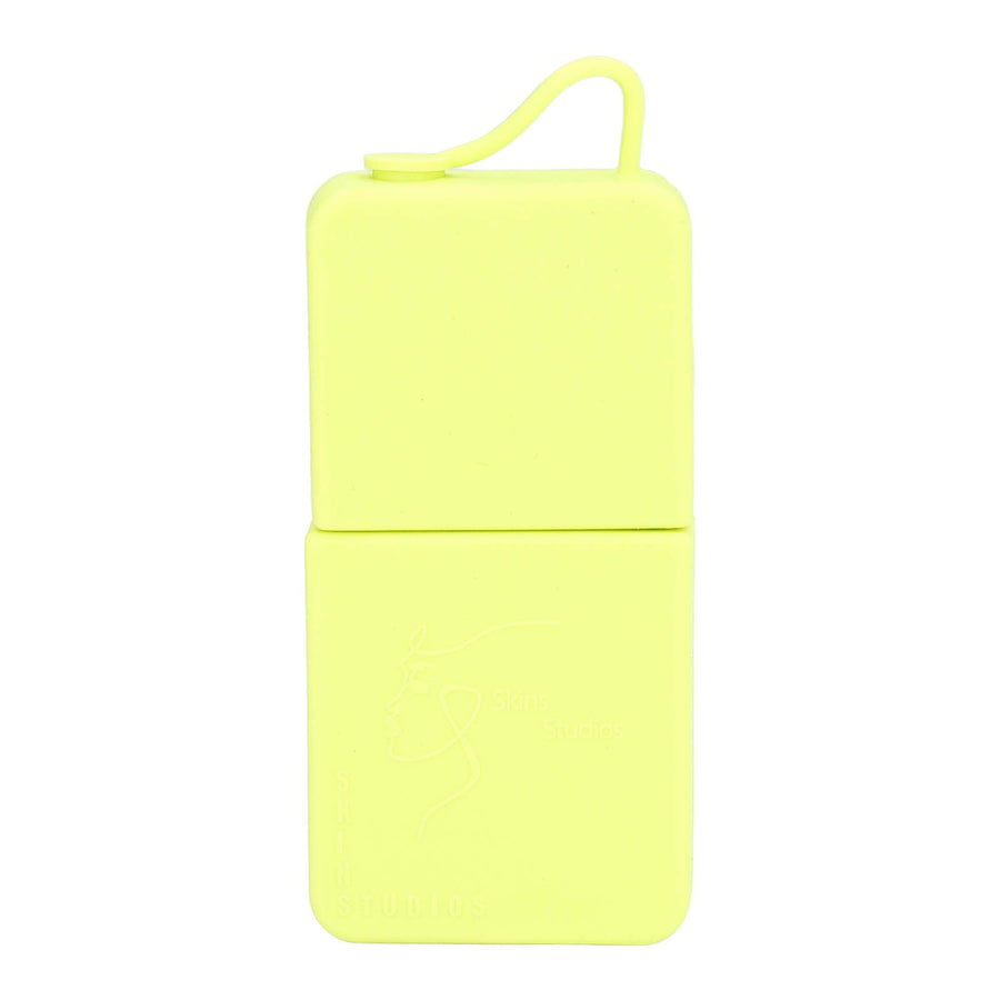 Ice Face Eye Roller Silicone Face Massage Ice Cube Roller Mold Skin Care Beauty Tool Fluorescent Yellow