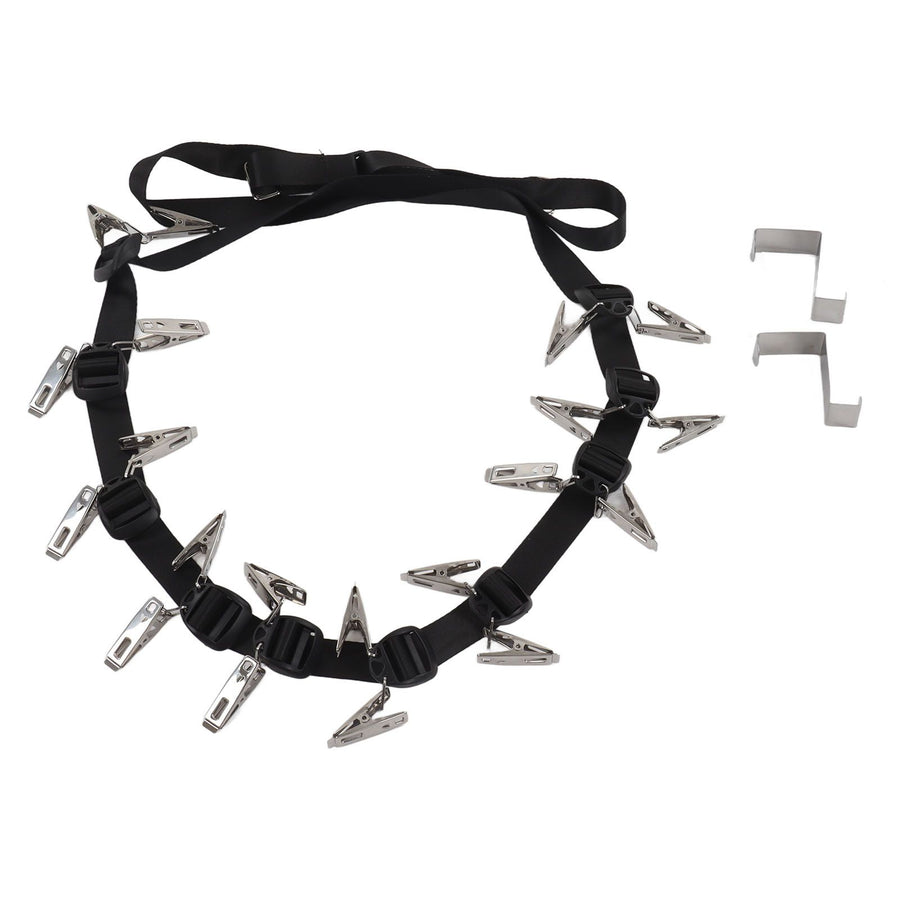 Hat Rack Stainless Steel Wall Mounted Practical Hat Organizer for Home Door Black