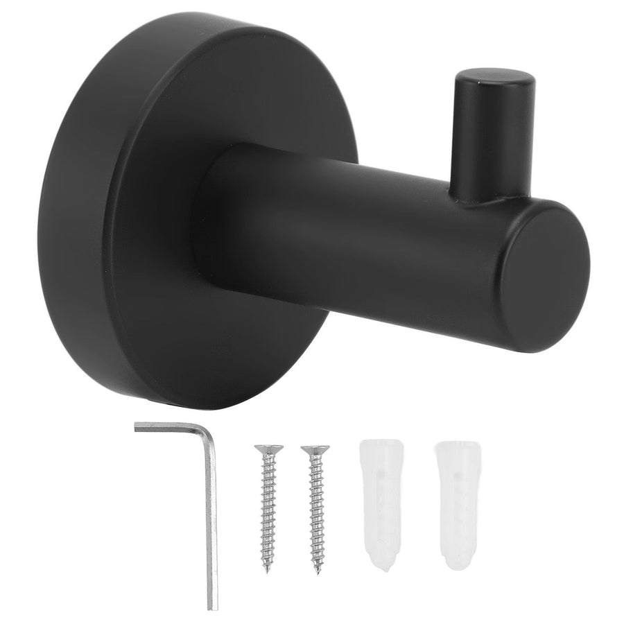 Stainless Steel Round Hook Wall Mount Towel Robe Coat Hook Utility Shower Towel Hanger for Bathroom Kitchen Home Hotel