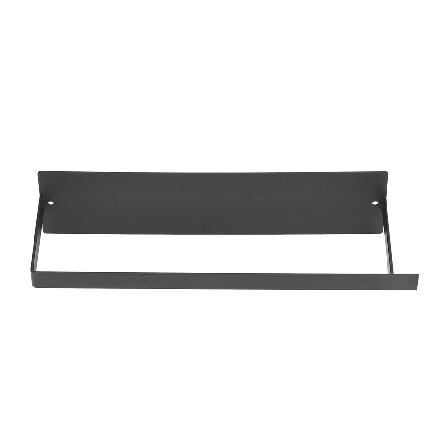 Washing Machine Hanger Holder Wall Mounted Magnetic Suction Thickened Panel Wall Towel Rack for Bathroom Wash Machine Black