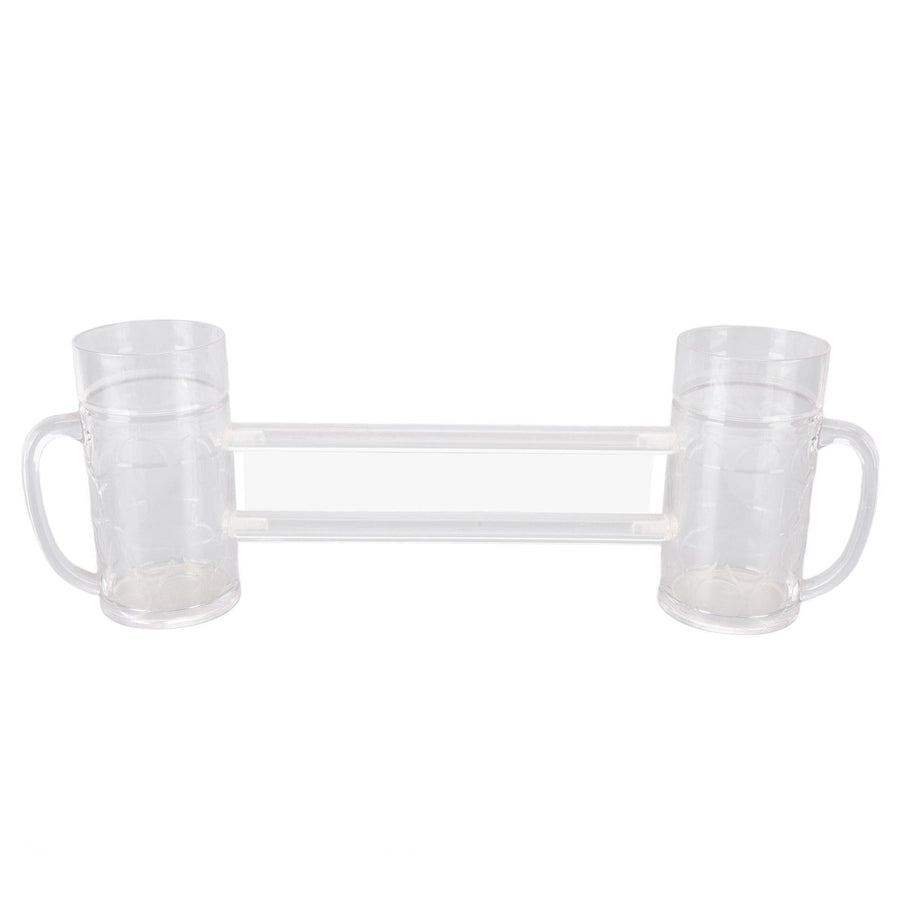 Beer Mug Anti Drop Crystal Lead Free Drinking Glasses with Handle for Bar KTV Freezer