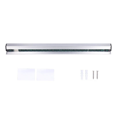 Aluminium Alloy Ticket Rack Wall Mounted Slide Check Rack Kitchen Order Holder Rack for RestaurantLength 45cm / 17.7in