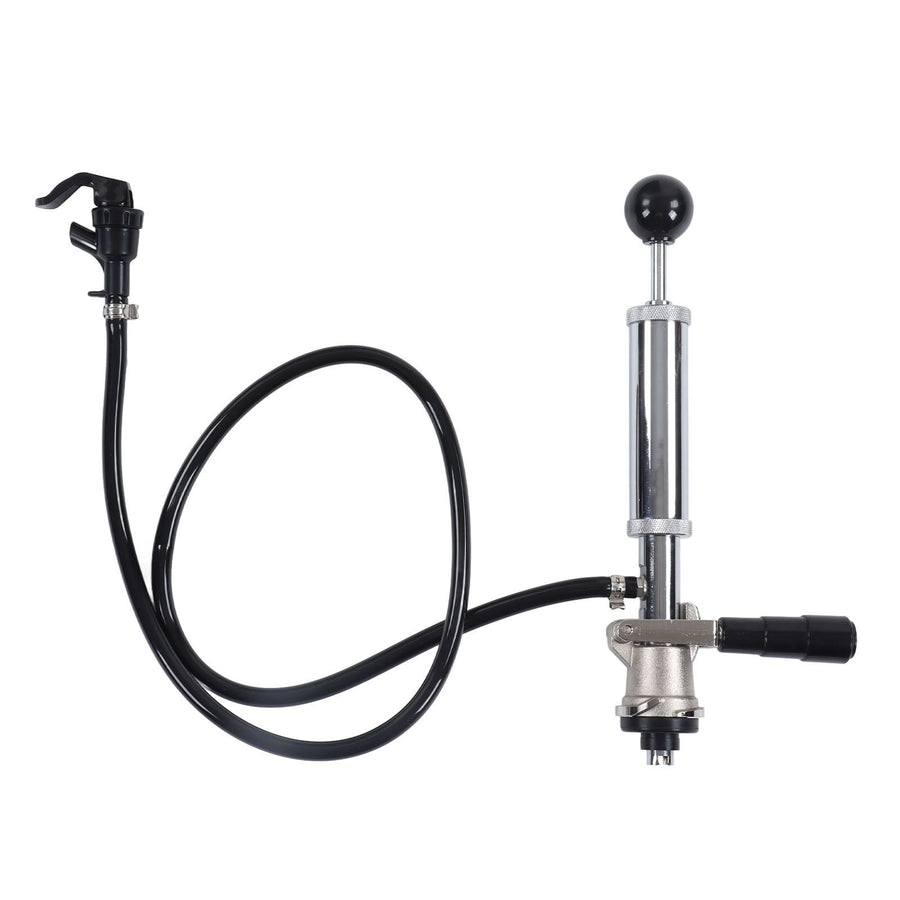 Beer Keg Pump Leakproof Rustproof Stainless Steel Beer Quick Keg Tap Pump S Type Dispenser for Picnic Party Wedding