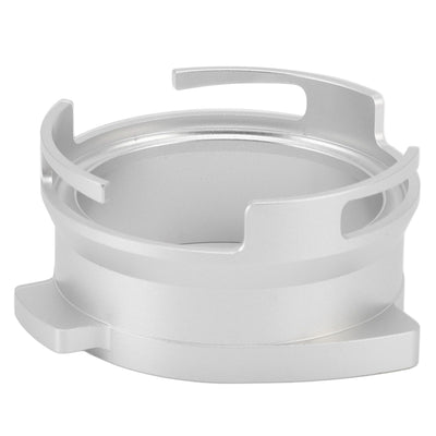 54mm Coffee Portafilter Dosing Funnel Aluminum Alloy Rotatable Dosing Funnel Coffee Machine Accessories Silver