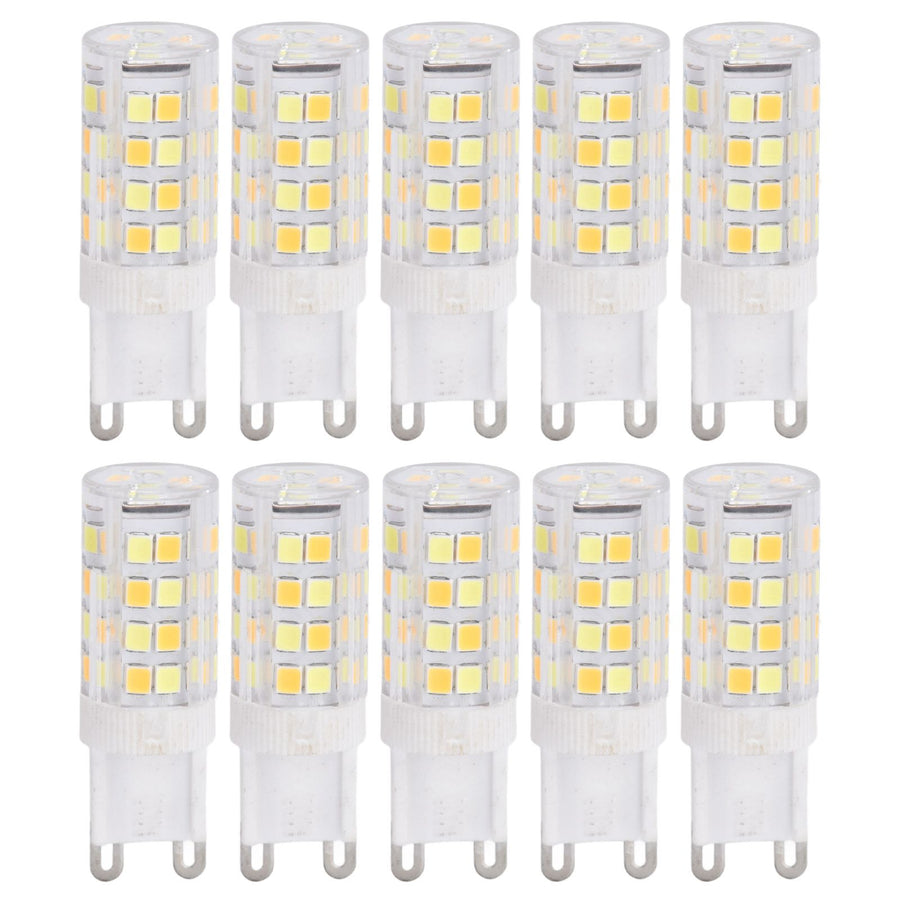10PCS G9 220V LED Lamp Dimmable Ceramic LED Bulb Replace Halogen Lamp for ChandelierG9 5W 52LED
