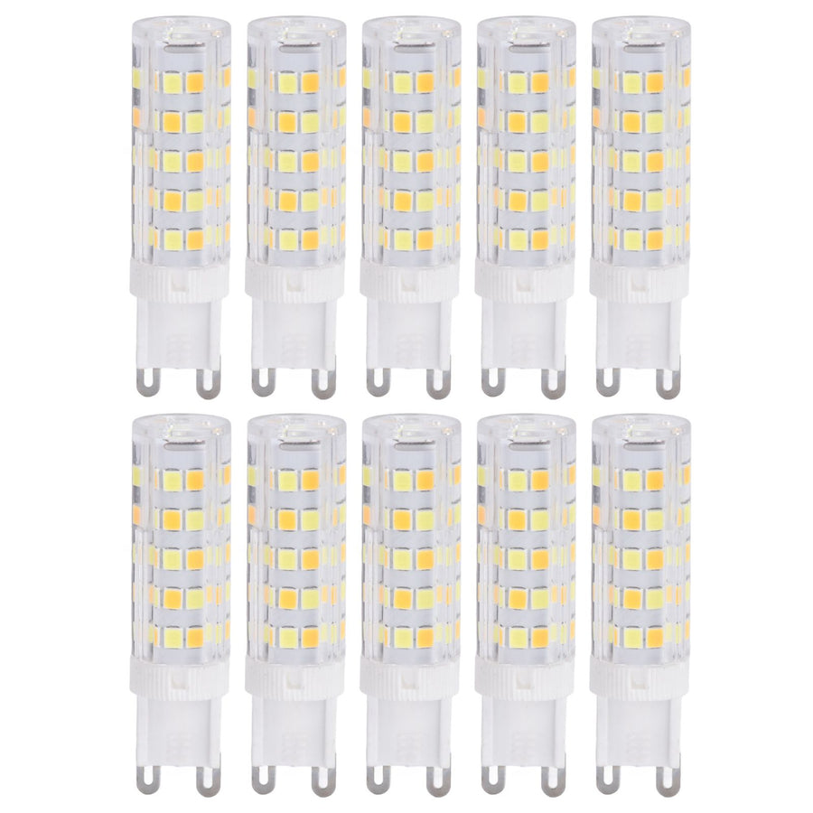 10PCS G9 220V LED Lamp Dimmable Ceramic LED Bulb Replace Halogen Lamp for ChandelierG9 7W 64LED