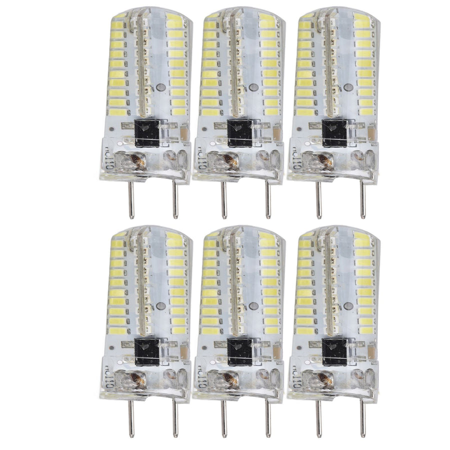 6Pcs G8 Small Bulbs 5W Small Bulb Light Source 80LED for CeilingLamp Wall Lamp Table Lamp 110VWarm Light