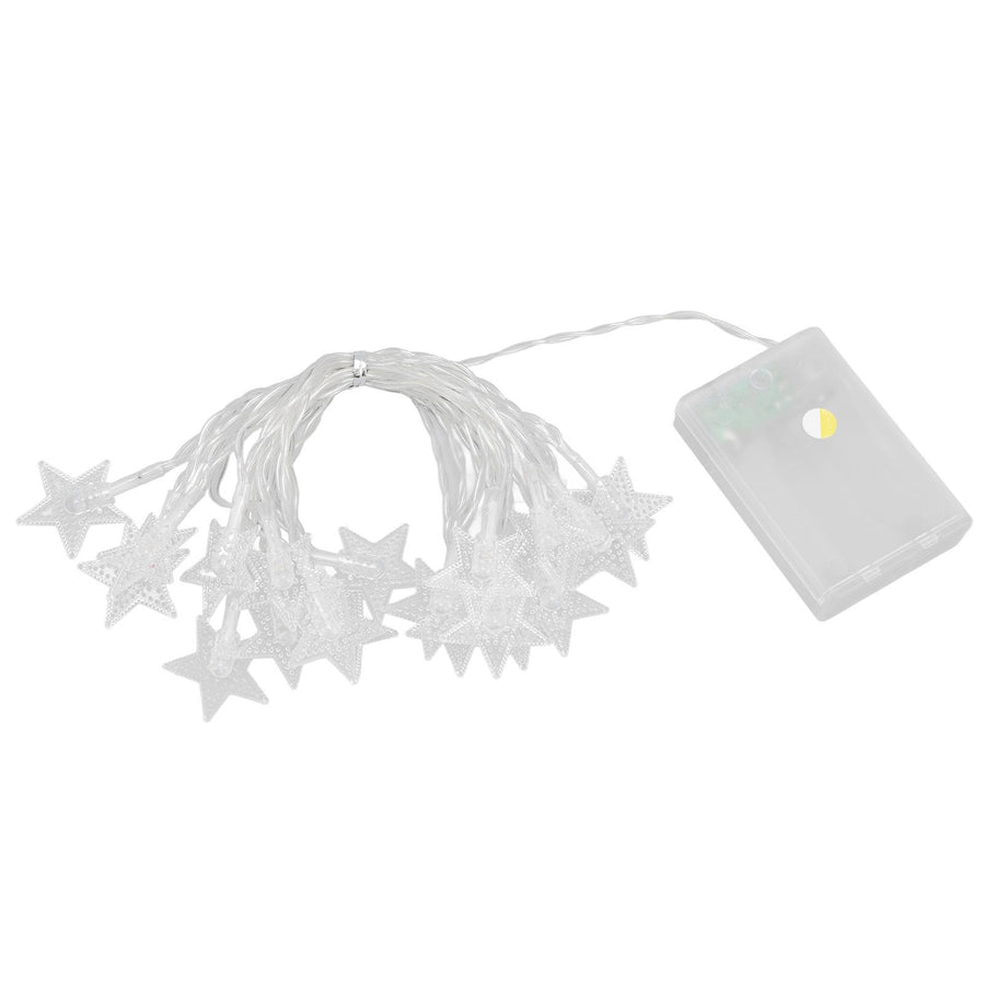 String Lights 20 LED Beads 3meters Indoor Decorative Light Star Shape Bulb Warm Light for Bed Room Living Room