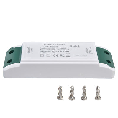 LED Power Driver 12V DC 48W 4A Constant Current Voltage Adapter 12V LED Power Transformer AC100‑240V