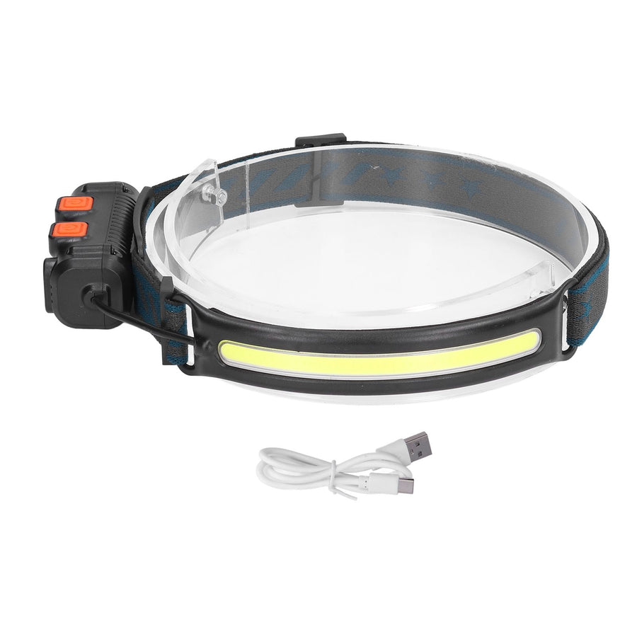 LED Headlight Multifunctional Induction Headlamp 3 Mode COB Outdoor Waterproof Head Flashlight