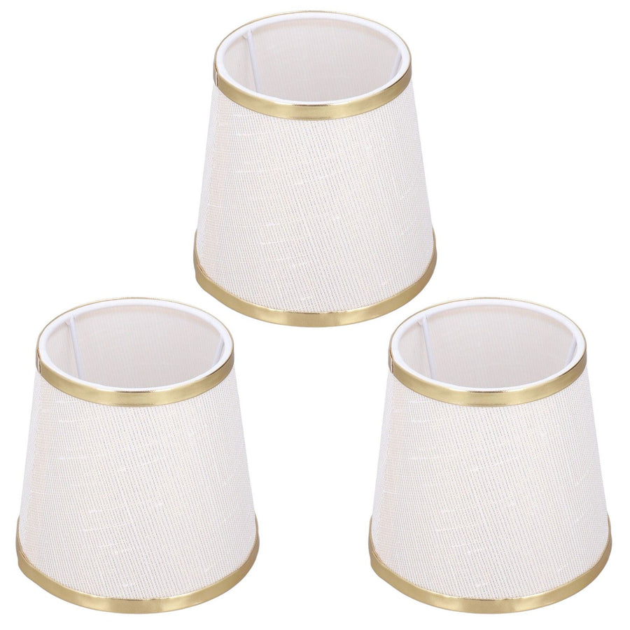 3PCS E14 Lampshade Barrel Shape Table Lamp Shade Meson Installation Fabric Bedroom Ceiling Lamp Shade