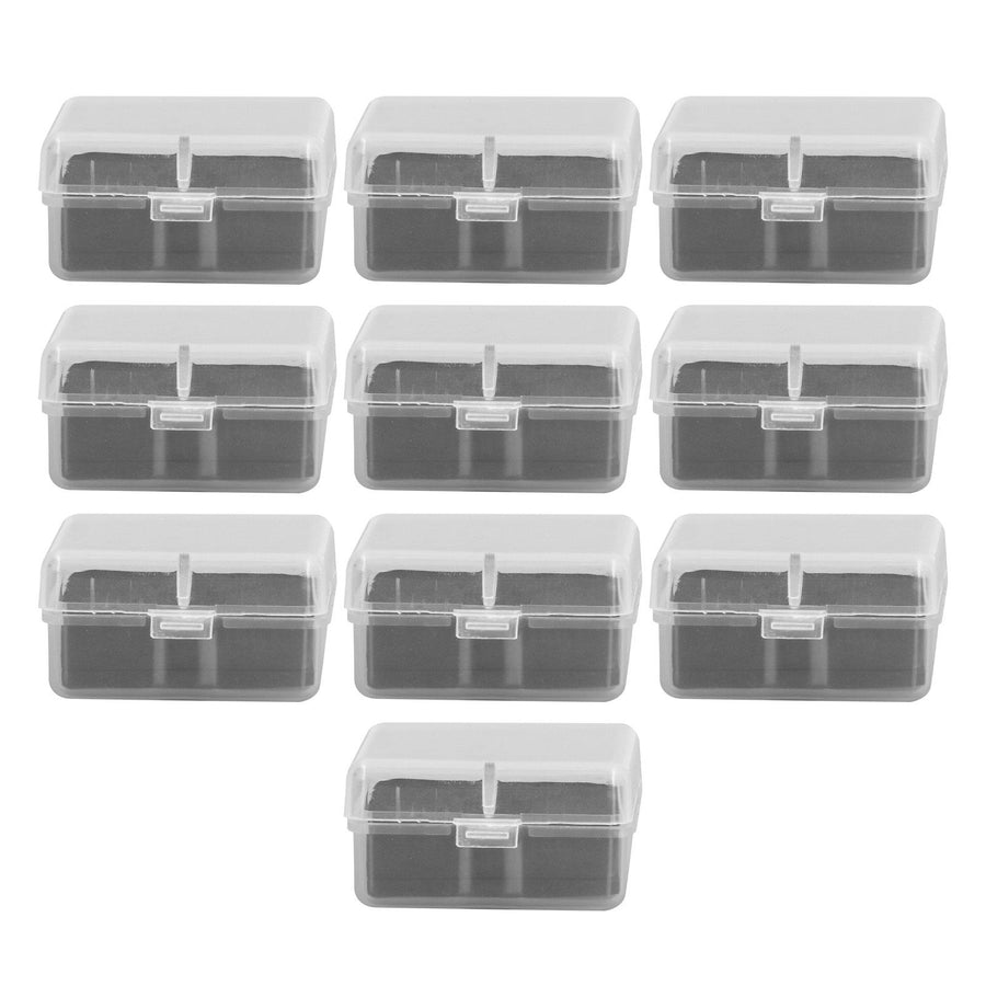 10PCS 4x4x2cm Lamp Holder Storage Box Portable Jewelry Storage Box Small Parts Medicine Storage Container