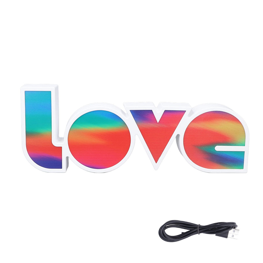 Love Letter Night Light Hangable Decorative Desktop LED Neon Lamp for Wedding Party BedroomRendering