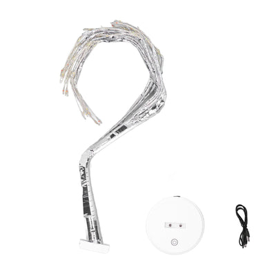 LED Copper Wire Light Decorative Artificial Branch Light Touch Switch Night Light Branches Decoration Silver108L Color