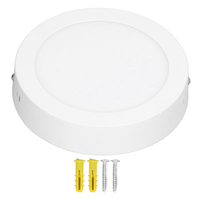LED Ceiling Light 12W High Brightness Soft Light Ultra Thin 6500K White Light Surfaces Mounted Lighting Fixture 85‑265V
