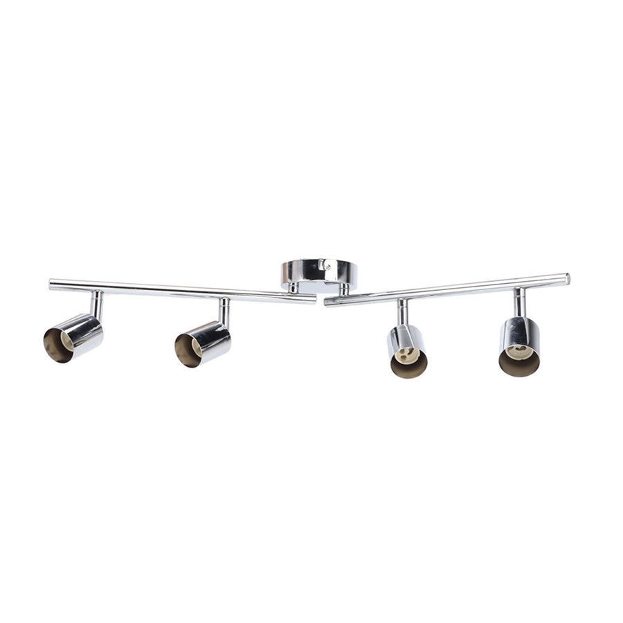 Lamp Holder 4 Head Adjustable Flexible Rotation GU10 Light Holder for Bedrooms Living Rooms Restaurants Offices 85V to 265V