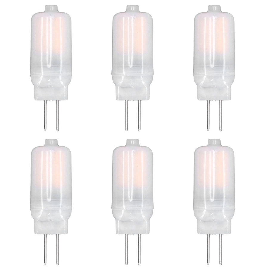 6pcs G4 LED Bulb 12V 360° Luminescence 360° Heat Dissipation Low Power Consumption General Standard Interface Bulbs 3WWarm White