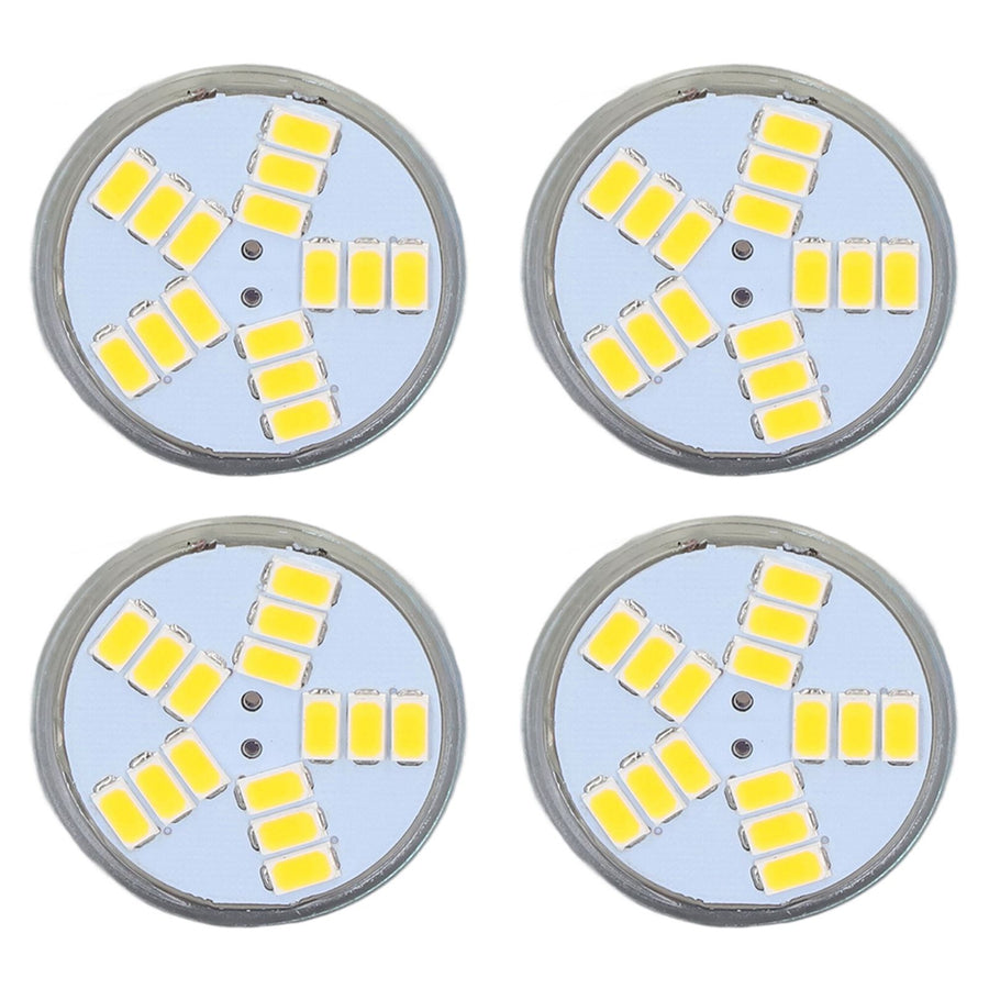 4Pcs MR11 LED Bulb 5W 500lm Bulb Replacement with 15 Beads Double Pin Base for Spotlight Landscape LampCold White