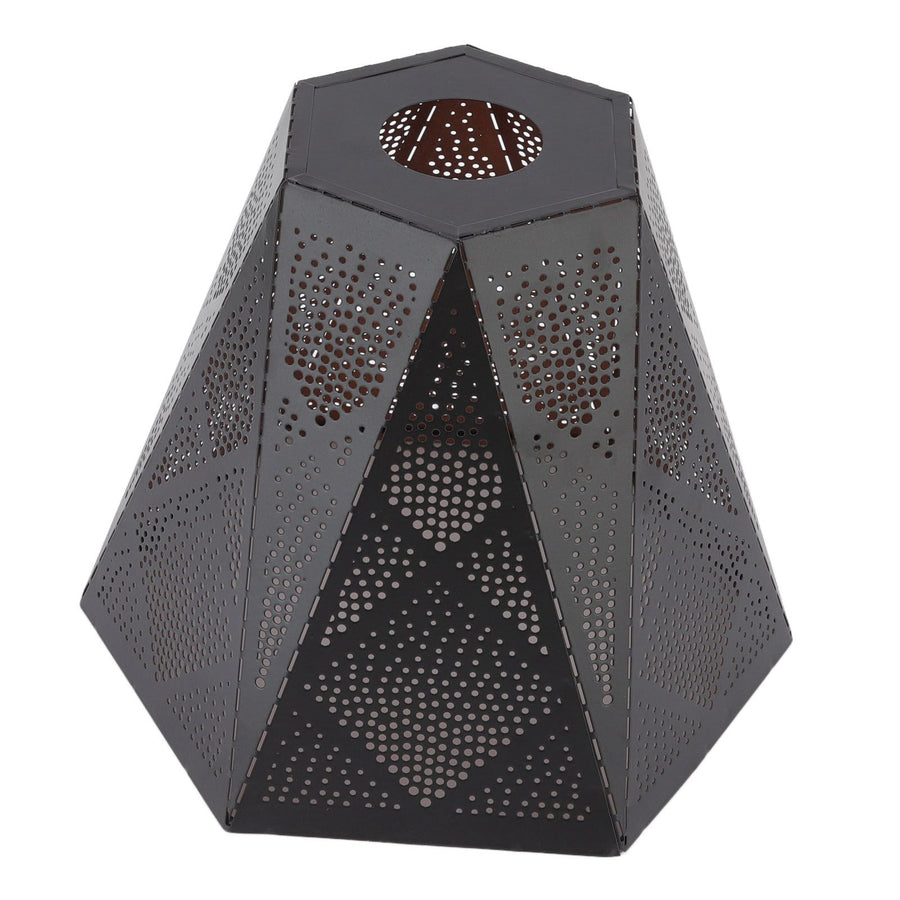 Lamp Shade Wrought Iron Hollow Design Modern Style Corrosion Resistant Table Lamp Shade for E27 E26 Lamp Holder