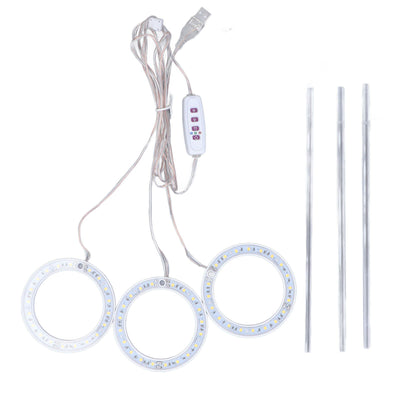 LED Plant Grow Lights Full Spectrum USB Growing Light Timing 5 Level Dimming for Indoor Plant Growing Natural Light
