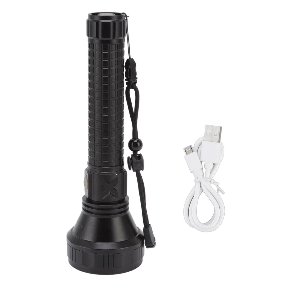 SST40 Powerful Flashlight Three Light Modes Long Range Torch Emergency Flashlight for Outdoor Adventure Camping Hiking
